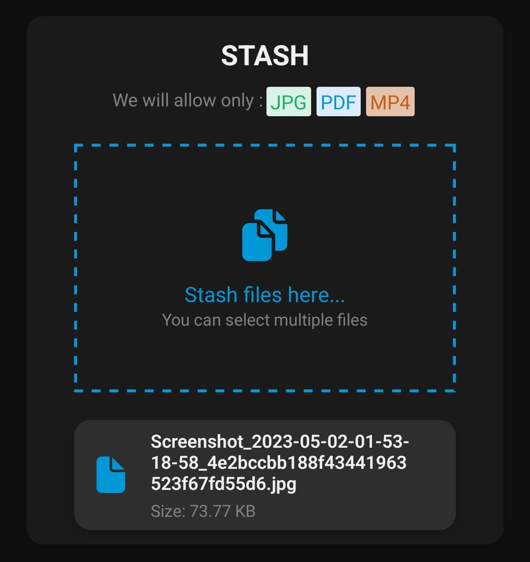 Stash